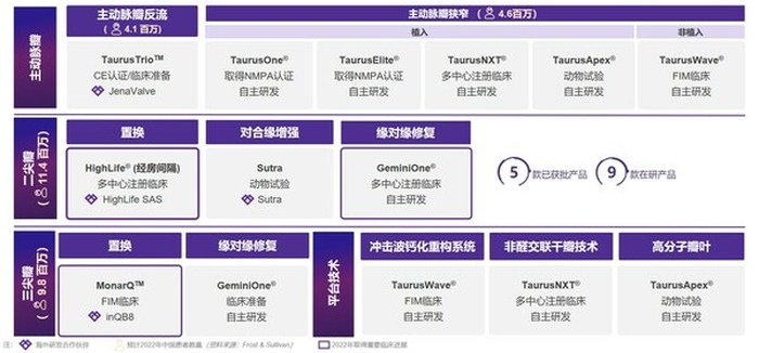 沛嘉医疗经导管瓣膜治疗业务管线 沛嘉医疗经导管瓣膜治疗业务管线
