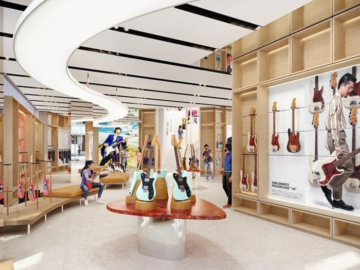 Fender东京旗舰店1F Fender东京旗舰店1F