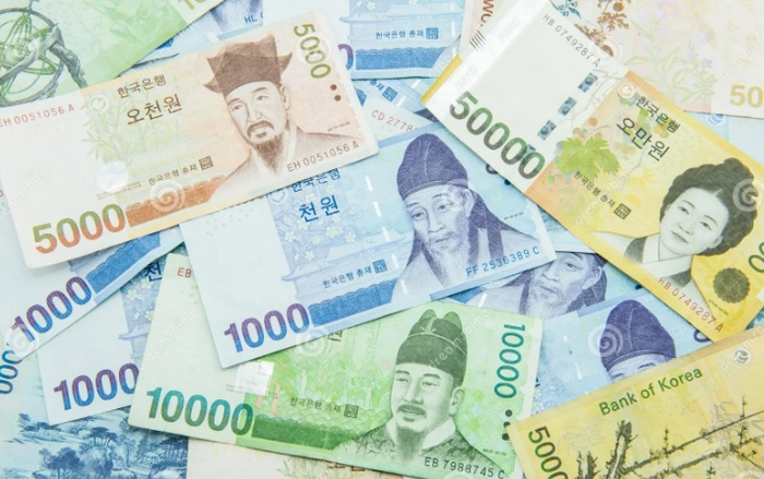 韩国外汇储备跌至近五年新低  环比减少49.9亿美元