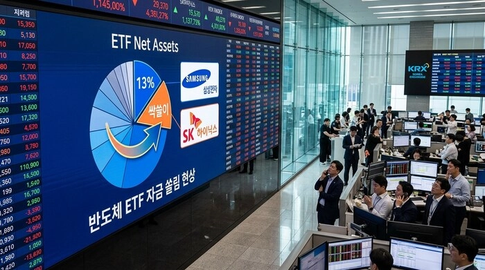 韩国半导体ETF规模突破7万亿韩元 指数调仓或加剧市场波动 韩国半导体ETF规模突破7万亿韩元 指数调仓或加剧市场波动